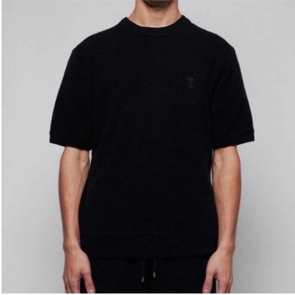❤️‍🔥Firm Price❤️‍🔥 Authentic BURBERRY Cashmere Black Crewneck Ribbed